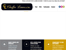 Tablet Screenshot of chaffeelimo.com